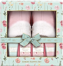 Fragrances, Perfumes, Cosmetics Set, 5 products - Baylis & Harding Royale Garden Rose, Poppy & Vanilla Luxury Slipper Gift Set