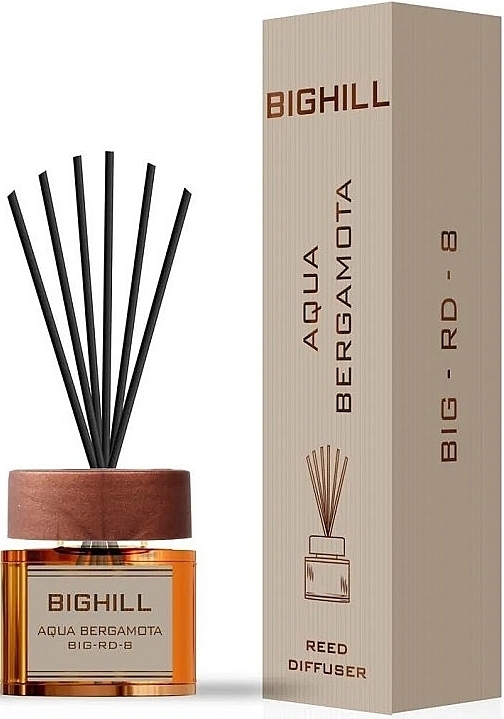 Aqua Bergamot Fragrance Diffuser - Bighill Perfume Reed Diffuser Aqua Bergamota — photo N1