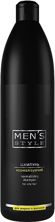 Normalizing Shampoo for Men - Profi Style Men's Style Normalizing Shampoo — photo N2