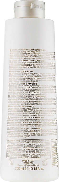 Elixir Shampoo - Bbcos Kristal Evo Elixir Shampoo Conditioning — photo N3