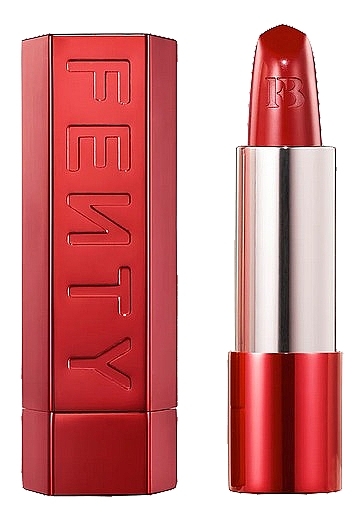 Lipstick Case, red - Fenty Beauty Icon The Case Semi-Matte Refillable Lipstick — photo N2