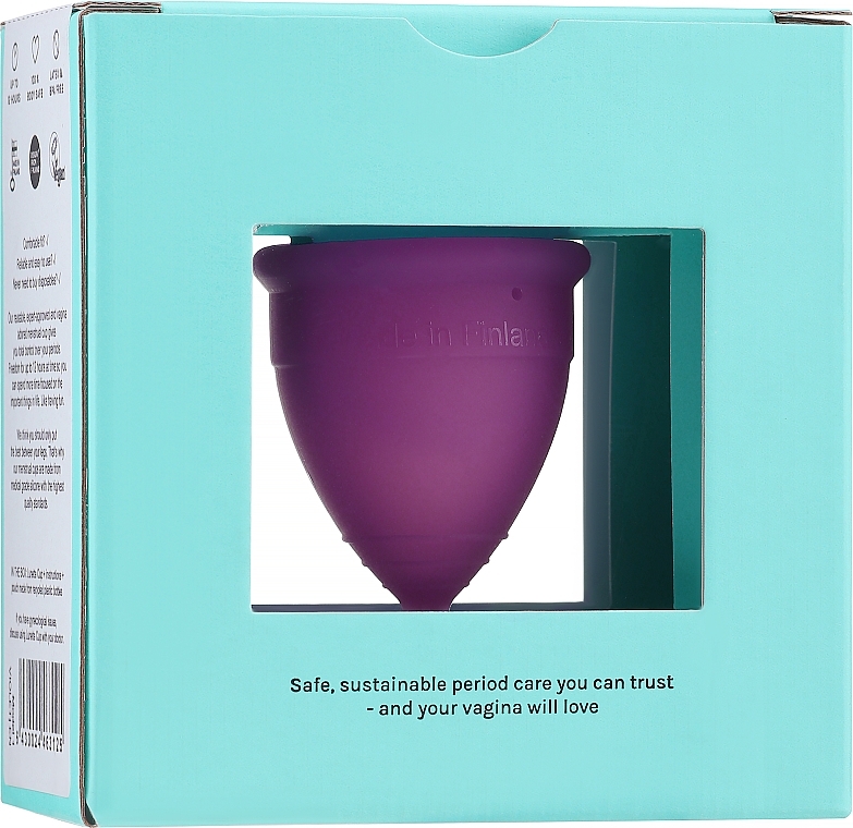 Menstrual Cup, model 1, lilac - Lunette Reusable Menstrual Cup Purple Model 1 — photo N6