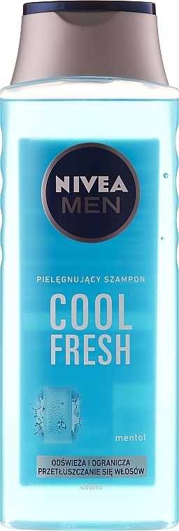 Men Shampoo "Extreme Fresh" - NIVEA MEN Cool Fresh Mentol Shampoo — photo N5