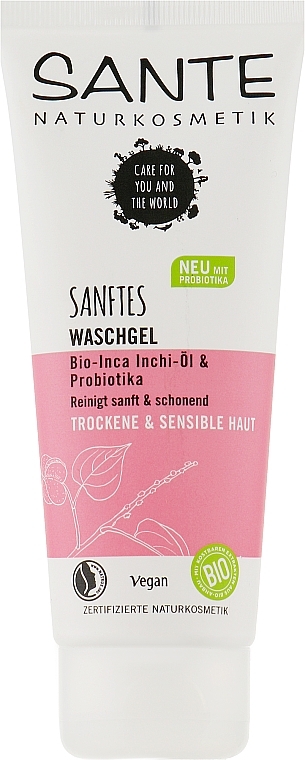 Face Cleansing Bio Gel with Inca Inchi & Probiotics - Sante Gentle Cleansing Gel — photo N1