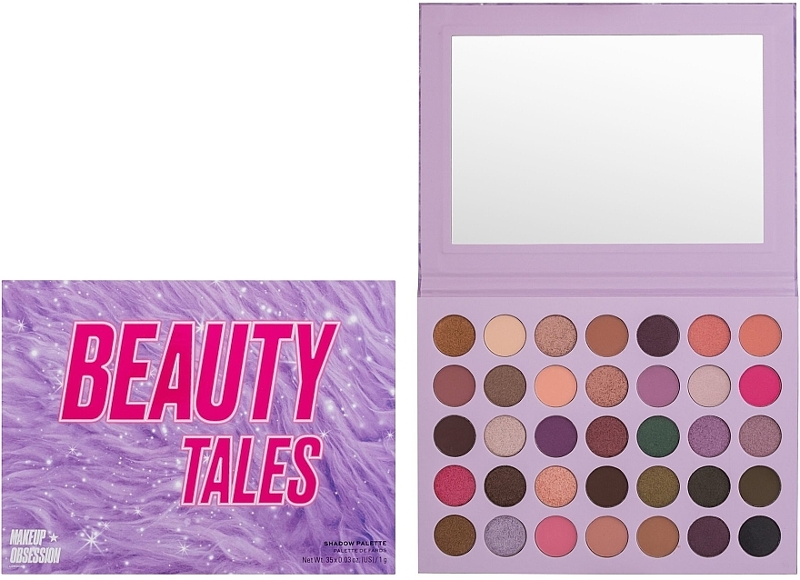 Eyeshadow Palette, 35 shades - Makeup Obsession Beauty Tales Eyeshadow Palette — photo N6