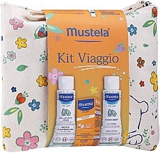 Fragrances, Perfumes, Cosmetics Set - Mustela Kit Viaggio Solare (sun/cr/40ml + gel/100ml + b/lot/100ml + bag)