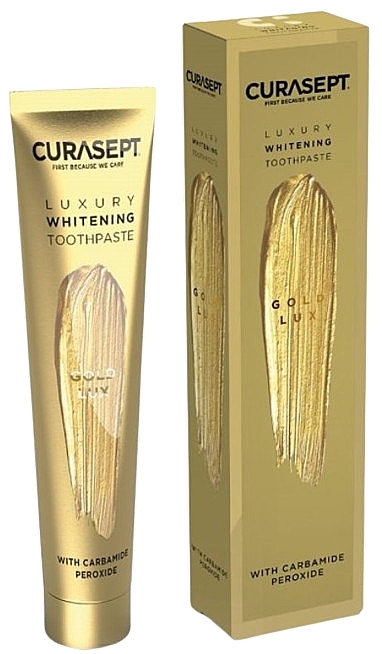 Whitening toothpaste - Curaprox Curasept Gold Luxury Whitening Toothpaste — photo N1
