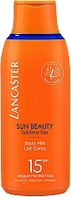 Fragrances, Perfumes, Cosmetics Tanning Milk - Lancaster Sun Beauty Silky Milk Sublime Tan SPF 15