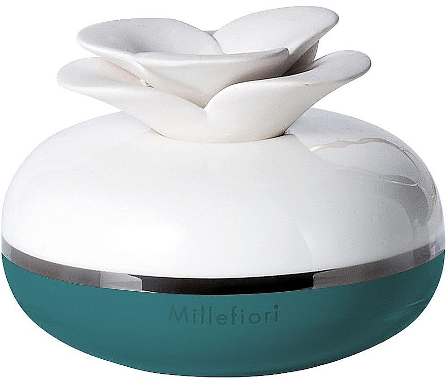 Porcelain Diffuser without Filler - Millefiori Milano Air Design Green Flower — photo N1