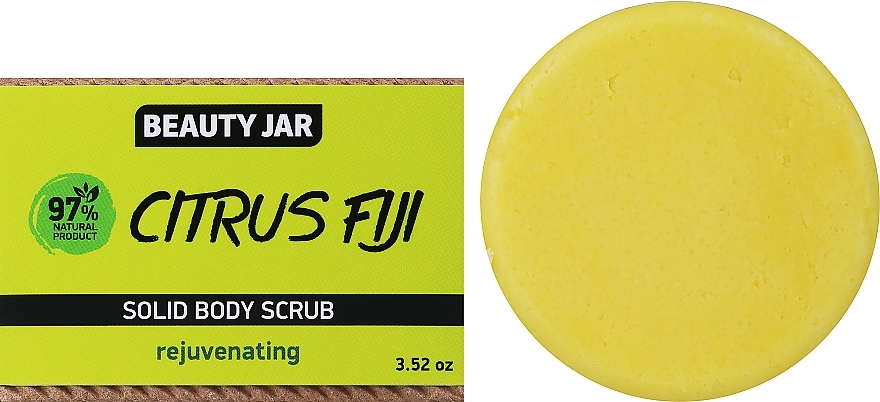 Rejuvenating Solid Body Scrub - Beauty Jar Citrus Fiji Rejuvenating Solid Body Scrub — photo N1