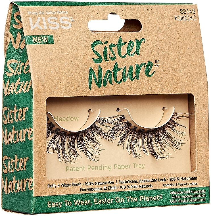 False Eyelashes - Kiss Sister Nature Lash Meadow — photo N2