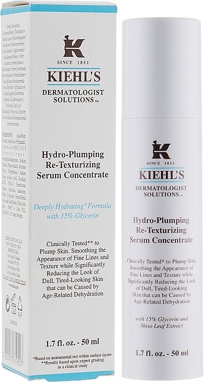 Serum Concentrate for Face - Kiehl`s Hydro-Plumping Re-Texturizing Serum Concentrate — photo N13