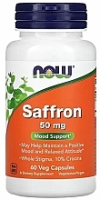 Saffron Capsules, 50 mg - Now Foods Saffron — photo N1