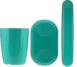 Fragrances, Perfumes, Cosmetics Travel Accessory Set, 9819, green - Donegal 