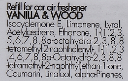 Car Perfume Refill - Millefiori Milano Icon Refill Vanilla & Wood — photo N11