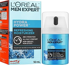 Face Cream-Milk - L'Oreal Paris Men Expert Hydra Power Milk Creme — photo N2