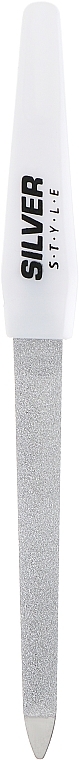 Sapphire Nail File, 15 cm, white - Silver Style — photo N4