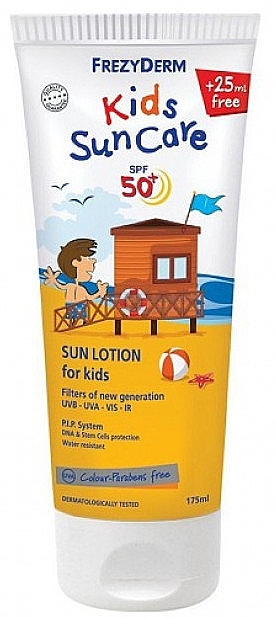 Face & Body Kids Sunscreen Lotion - Frezyderm Kids Suncare Lotion SPF50+ — photo N1