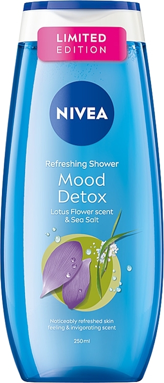 Refreshing Shower Gel - Nivea Mood Detox Lotus Flower & Sea Salt Refreshing Shower — photo N1
