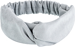 Suede Twist Headband, Grey - MakeUp — photo N5