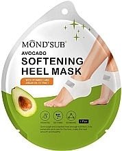 Fragrances, Perfumes, Cosmetics Soothing Avocado Heel Mask - Mond'Sub Avocado Softening Heel Mask