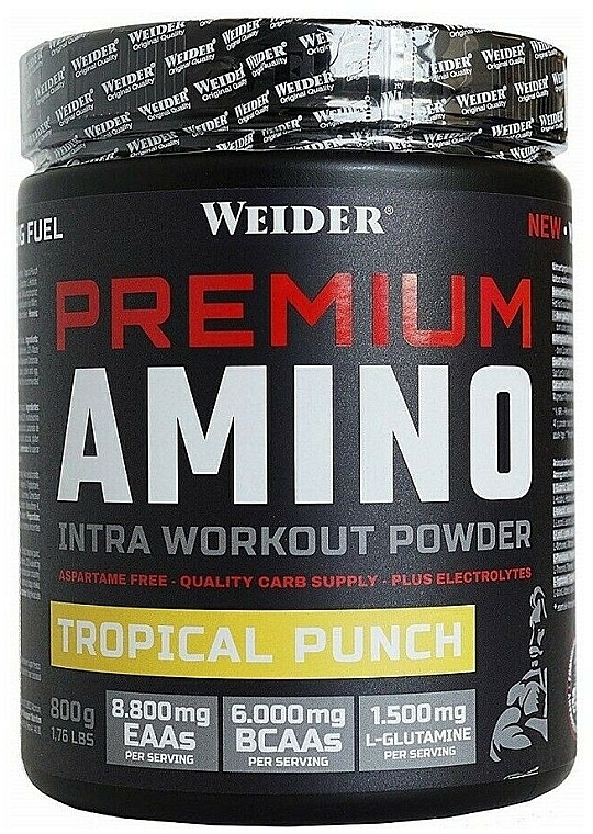 Tropical Punch Amino Acid Complex - Weider Premium Amino Tropical Punch — photo N1