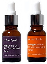 Fragrances, Perfumes, Cosmetics Set - Dr. Eve_Ryouth Collagen Plump & Wrinkle Renew Serum Set (ser/2x15ml)
