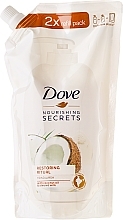 Hand Liquid Soap "Coconut Oil and Almond Milk" - Dove Nourishing Secrets Restoring Ritual Hand Wash (doypack) — photo N3