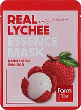 Lychee Sheet Mask - FarmStay Real Lychee Essence Mask — photo N1