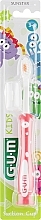 Fragrances, Perfumes, Cosmetics Toothbrush "Kids Monster", coral - G.U.M Toothbrush