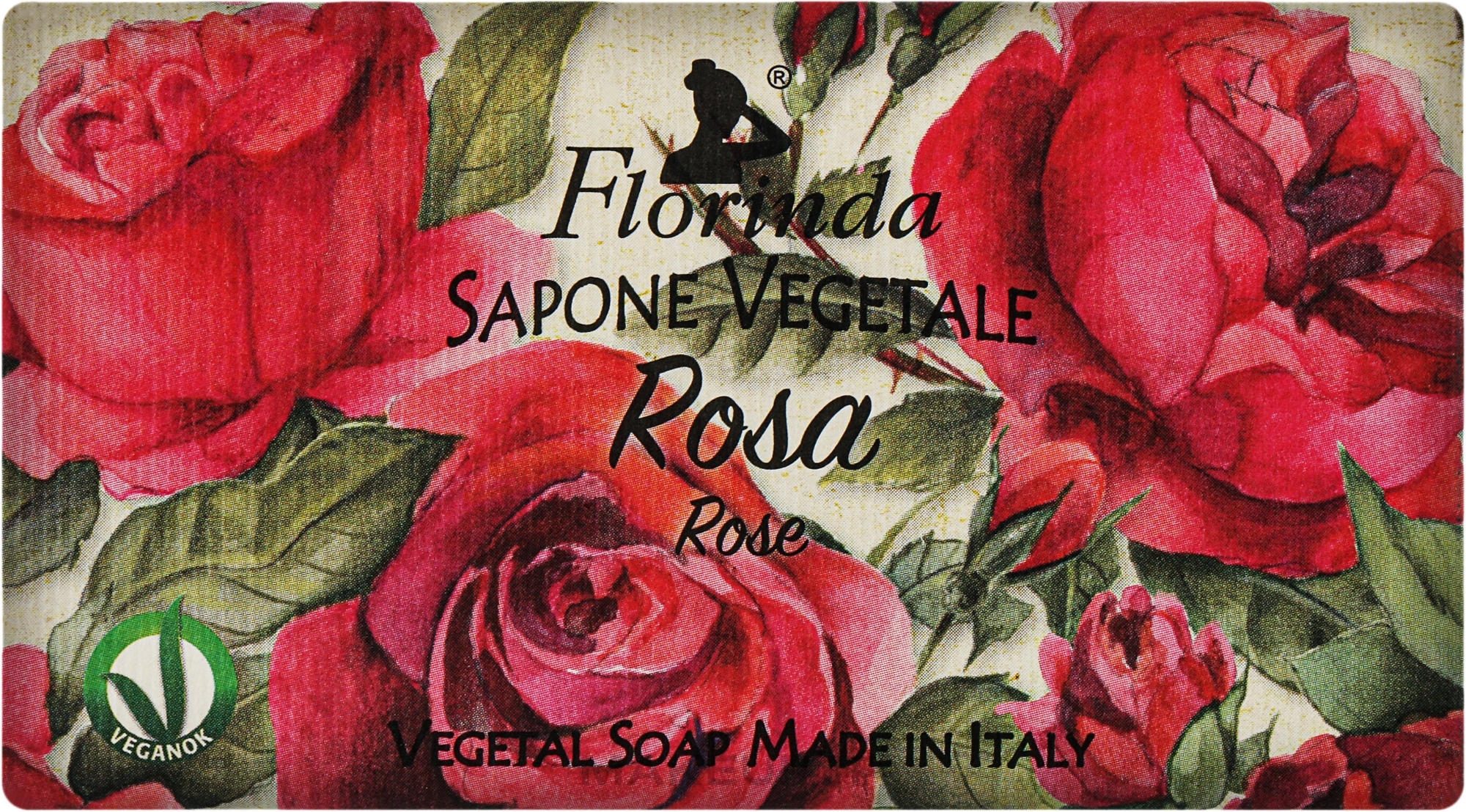 Rose Natural Soap - Florinda Sapone Vegetale Rose — photo 100 g