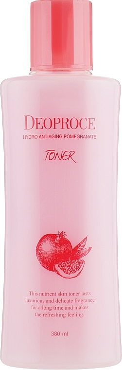 Anti-Aging Pomegranate & Hyaluronic Acid Toner - Deoproce Hydro Antiaging Pomegranate Toner — photo N1