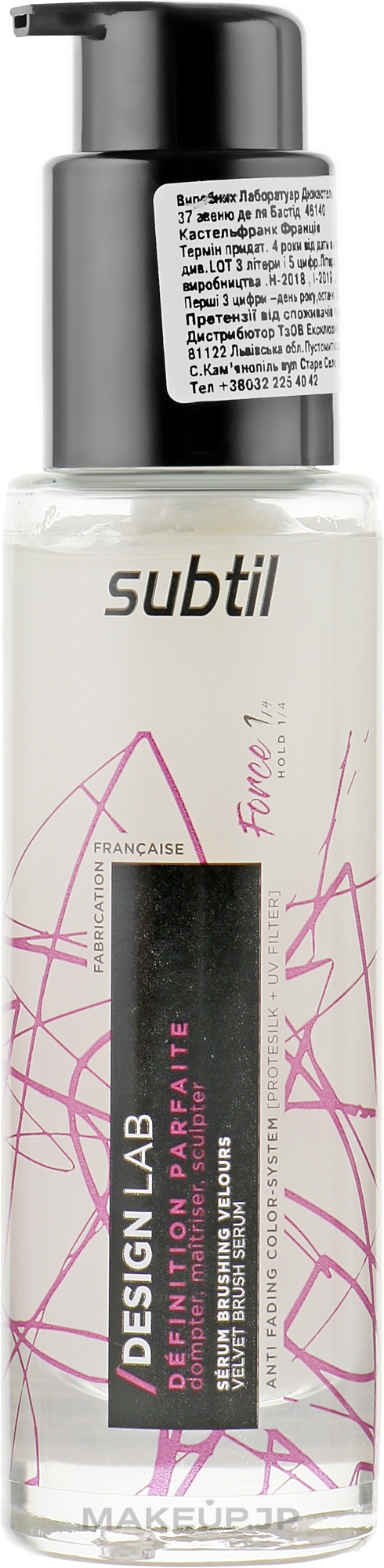 Velvet Hair Styling Serum - Laboratoire Ducastel Subtil Design Lab Serum Brushing Velours — photo 45 ml