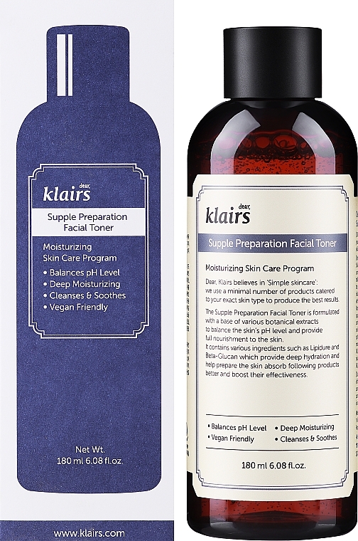 Moisturizing Face Tonic - Klairs Supple Preparation Facial Toner — photo N2