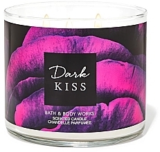 Bath and Body Works Dark Kiss 3-Wick Candle - Scented Candle — photo N1
