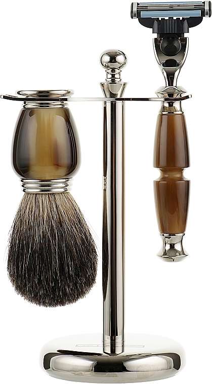 Shaving Set 1691-7-14 - Rainer Dittmar (shaving/brush/1pcs + razor/1pcs + stand + box) — photo N6