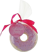 Fragrances, Perfumes, Cosmetics Donut-shaped Bath Bomb "Blackcurrant" - I Heart Revolution Blackcurrant Frosted Bath Fizzer