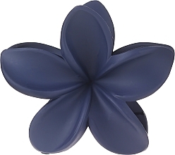 Fragrances, Perfumes, Cosmetics Claw Clip, FA-5675, flower, dark blue - Donegal