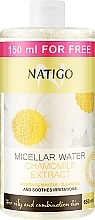 Moisturizing Micellar Liquid with Chamomile Scent - Natigo by Nature — photo N1