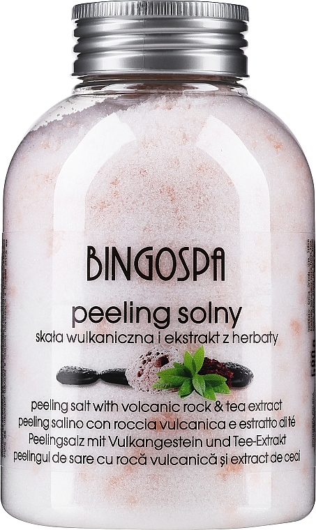 Salt Dust Peeling with Volcanic Rocks and Red Tea - BingoSpa — photo N1