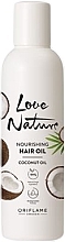 Nourishing Hair Oil with Coconut Oil - Oriflame Love Nature Nourishing Hair Oil Coconut Oil — photo N1