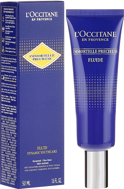 Face Fluid - L'Occitane Immortelle Precious Fluide — photo N1