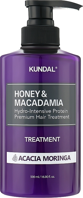 アカシア モリンガ ヘアコンディショナー - Kundal Honey & Macadamia Treatment — photo N1