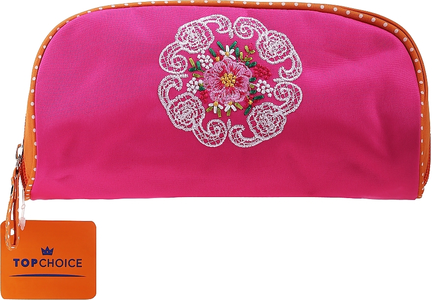 Makeup Bag "Mandala", 98123, pink-orange - Top Choice — photo N1