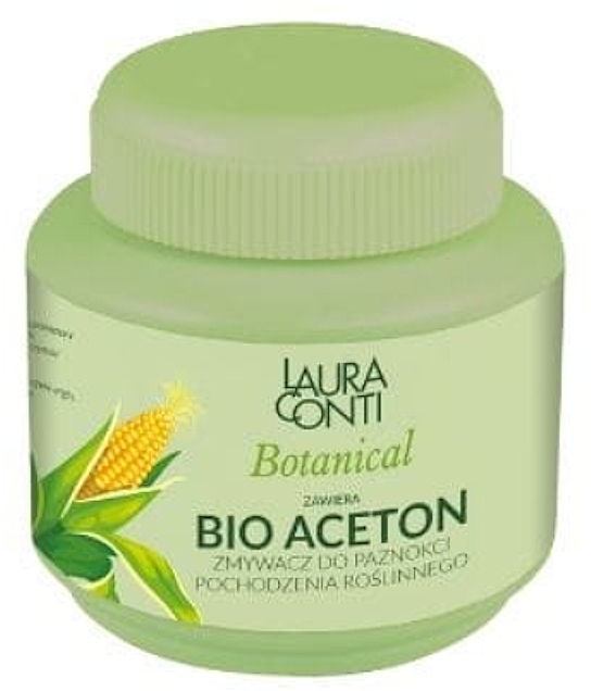 Nail Polish Remover with Sponge - Laura Conti Botanical Bio Aceton — photo N2