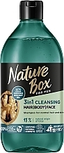 3-in-1 Walnut Cleansing Shampoo - Nature Box For Men Walnut Oil 3in1 Cleansing — photo N1