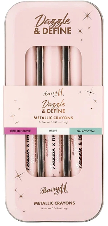 Barry M Dazzle & Define Metallic Crayons (eyeshadow/3x1.4 g) - Barry M Dazzle & Define Metallic Crayons (eyeshadow/3x1.4 g) — photo N5