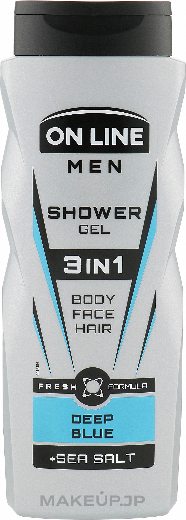 Shower Gel 3 in 1 - On Line Men 3in1 Deep Blue — photo 400 ml