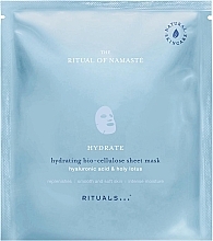 Fragrances, Perfumes, Cosmetics Moisturizing Sheet Mask - Rituals The Ritual of Namaste Hydrating Sheet Mask