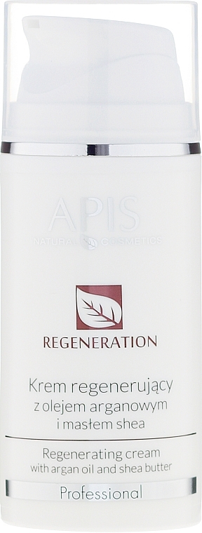 Argan Oil and Shea Butter Regenerative Cream - APIS Professional Regeneration Cream — photo N1